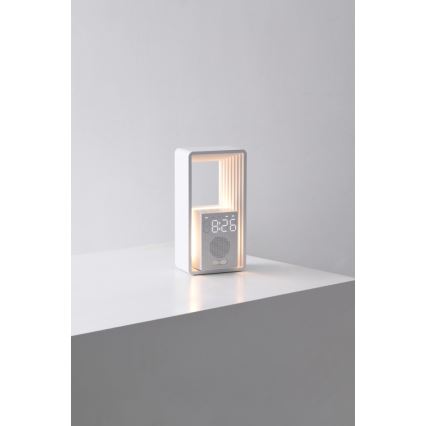 LED Stolná lampa s budíkom a nabíjaním CALM LED/3,5W/5V