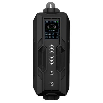 Immax - Cestovná nabíjacia stanica EV pre elektromobily AC Type 2 16A/380V 11kW + zástrčka 230V, 3,7kW 5m + puzdro