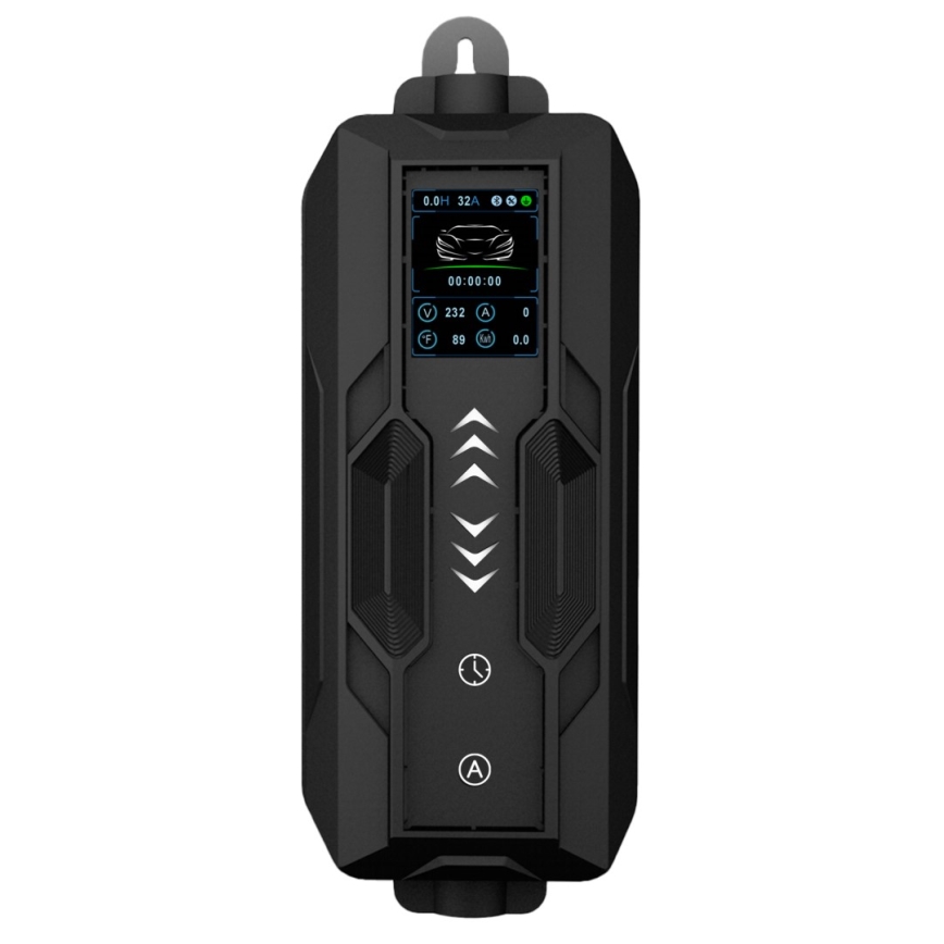 Immax - Cestovná nabíjacia stanica EV pre elektromobily AC Type 2, 16 A/380 V, 11 kW + zástrčka 230 V, kábel 5 m, Wi‑Fi Tuya