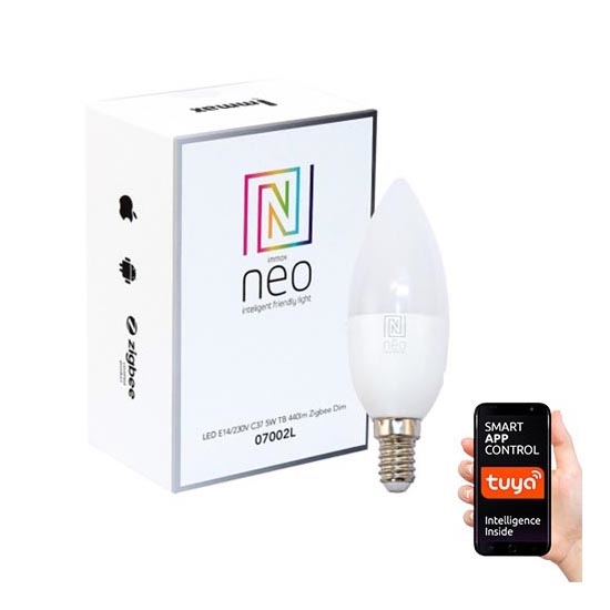 Immax NEO 07002L - LED Stmievateľná žiarovka E14/5W/230V ZigBee 2700K Tuya