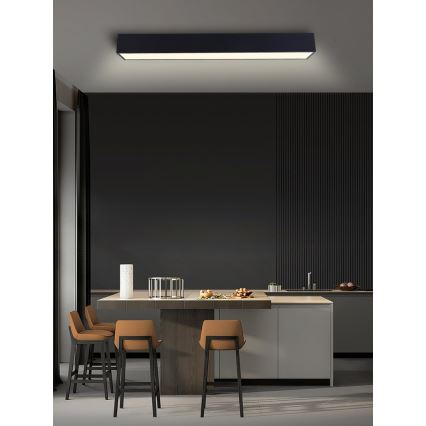 Immax NEO 07074-90 - LED Stmievateľné stropné svietidlo CANTO LED/50W/230V čierna Tuya + diaľkové ovládanie