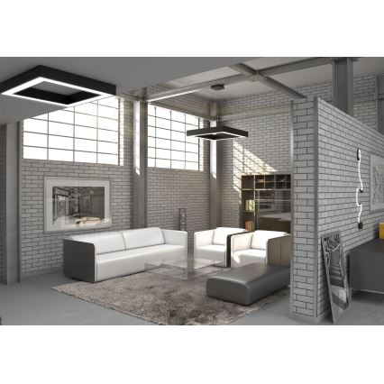 Immax NEO 07074L - LED Stmievateľné stropné svietidlo CANTO LED/60W/230V 80x80 cm Tuya + diaľkové ovládanie