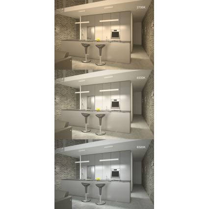 Immax NEO 07085L- LED Stmievateľné nástenné svietidlo LISTON LED/8W/230V Tuya biela + diaľkové ovládanie