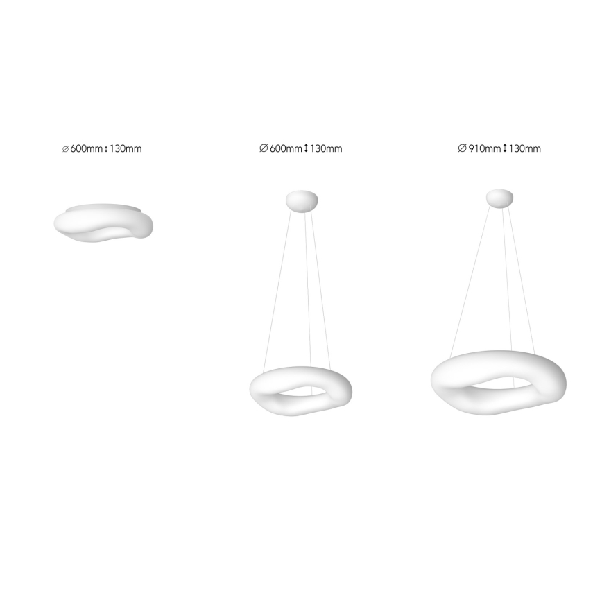 Immax NEO 07101L - LED Stmievateľný luster na lanku PULPO LED/60W/230V 91 cm Tuya + diaľkové ovládanie
