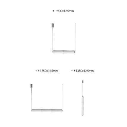 Immax NEO 07102L - LED Stmievateľný luster na lanku BAMBOOS LED/30W/230V 90 Tuya + diaľkové ovládanie
