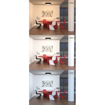 Immax Neo 07127L-BD - Sada 2x LED Stmievateľné stropné svietidlo RONDATE zlatá 2xLED/12W/230V + diaľkové ovládanie Tuya