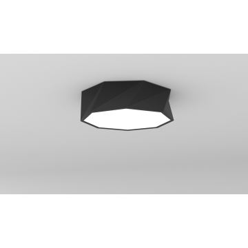 Immax NEO 07130-B40 - LED SMART Stmievateľné stropné svietidlo DIAMANTE čierna LED/31W/230V + diaľkové ovládanie 40cm Tuya ZigBee