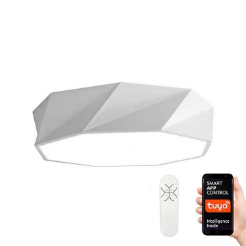 Immax NEO 07131-W60 - LED SMART Stropné svietidlo DIAMANTE biela LED/43W/230V + DO 60cm Tuya ZigBee