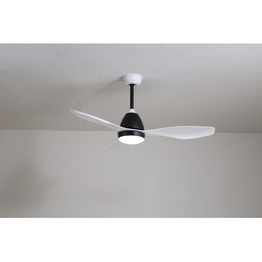 Immax NEO 07141-W - LED Stropný ventilátor NEO LITE FRESCO LED/18W/230V Tuya Wi-Fi biela/čierna + diaľkové ovládanie