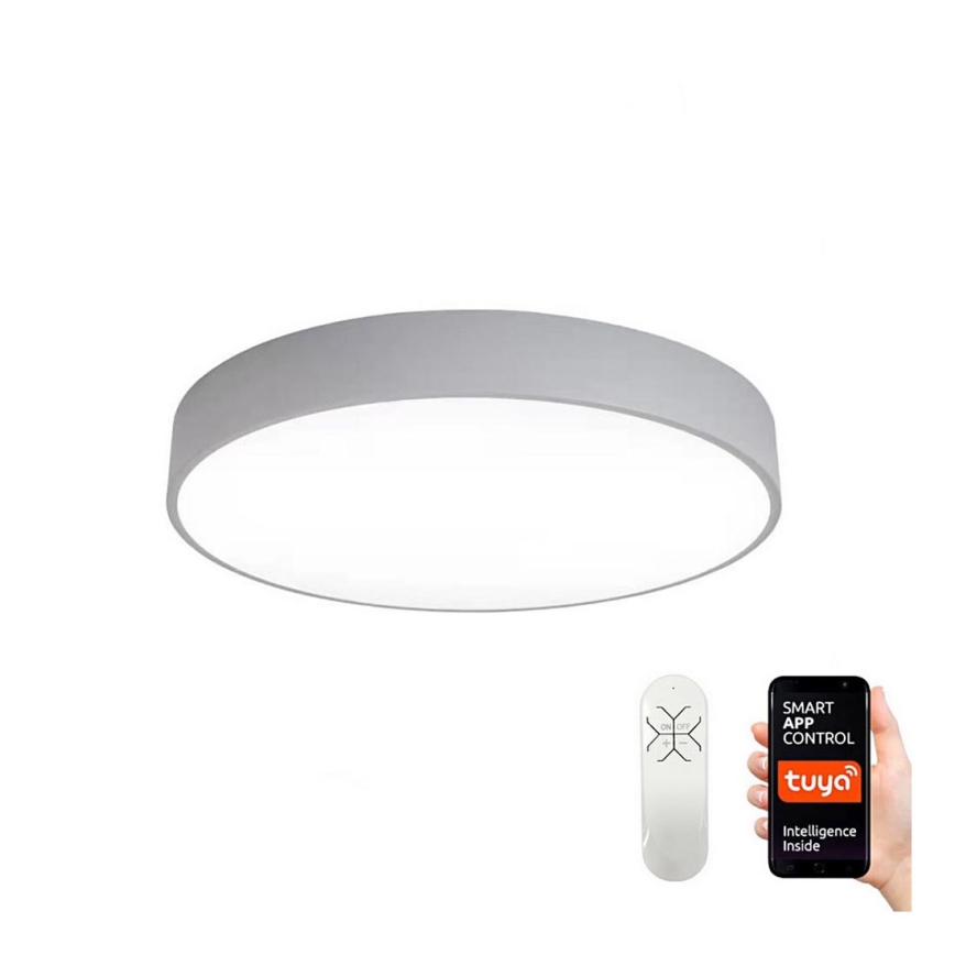 Immax NEO 07143-GR60 - LED Stmievateľné stropné svietidlo RONDATE LED/50W/230V Tuya šedá + diaľkové ovládanie