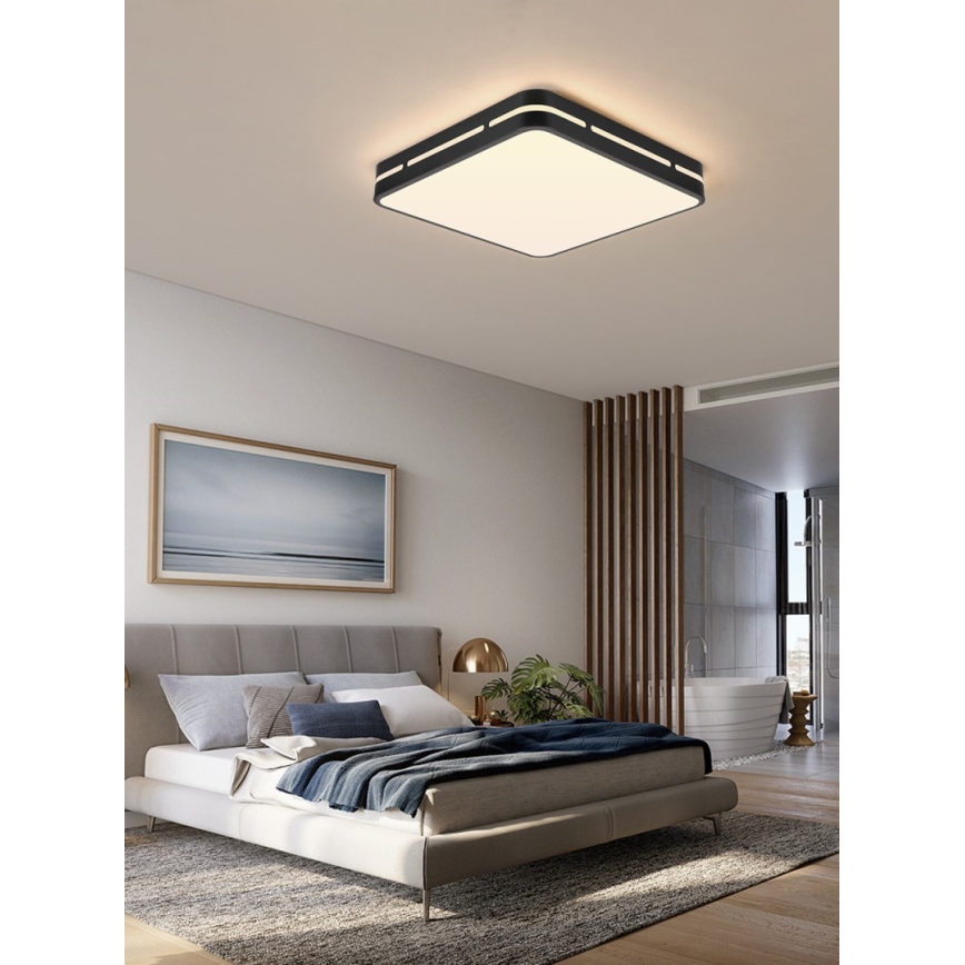 Immax NEO 07154-B30 - LED Stmievateľné stropné svietidlo NEO LITE PERFECTO LED/24W/230V Wi-Fi Tuya čierna + diaľkové ovládanie