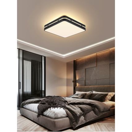 Immax NEO 07154-B30 - LED Stmievateľné stropné svietidlo NEO LITE PERFECTO LED/24W/230V Wi-Fi Tuya čierna + diaľkové ovládanie