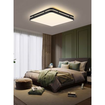 Immax NEO 07154-B30 - LED Stmievateľné stropné svietidlo NEO LITE PERFECTO LED/24W/230V Wi-Fi Tuya čierna + diaľkové ovládanie