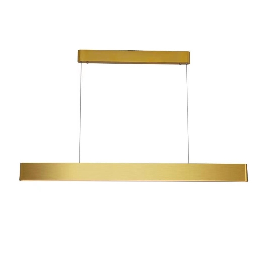 Immax NEO 07157-G120X - LED RGB+CCTW Stmievateľný luster na lanku MILANO LED/40W/230V Tuya zlatá
