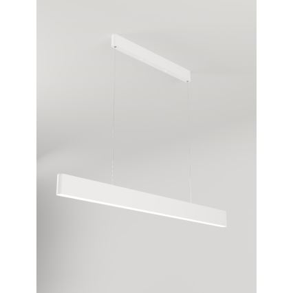 Immax NEO 07157-W120X - LED RGB+CCT Stmievateľný luster na lanku MILANO LED/40W/230V Tuya biela