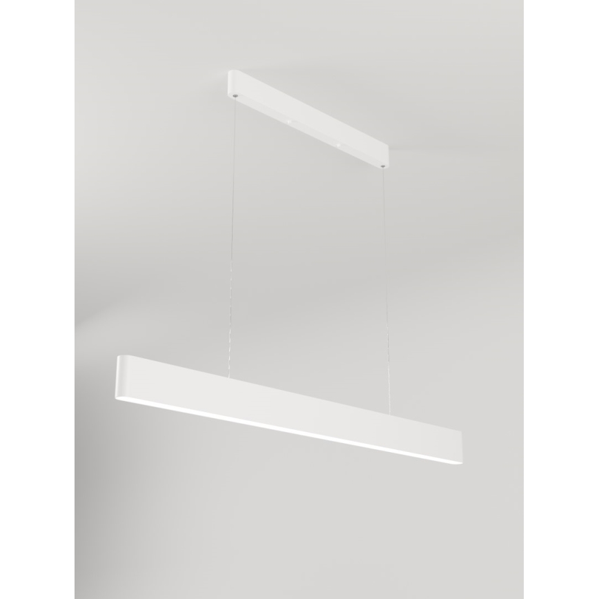 Immax NEO 07157-W120X - LED RGB+CCT Stmievateľný luster na lanku MILANO LED/40W/230V Tuya biela