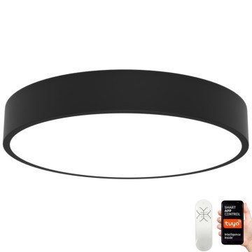 Immax NEO 07202L - LED Stmievateľné stropné svietidlo RONDATE LED/53W/230V čierna Tuya + diaľkové ovládanie