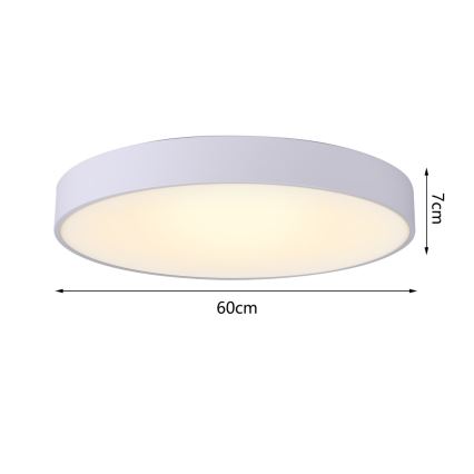 Immax NEO 07206L - LED Stmievateľné stropné svietidlo RONDATE LED/53W/230V biela Tuya + diaľkové ovládanie