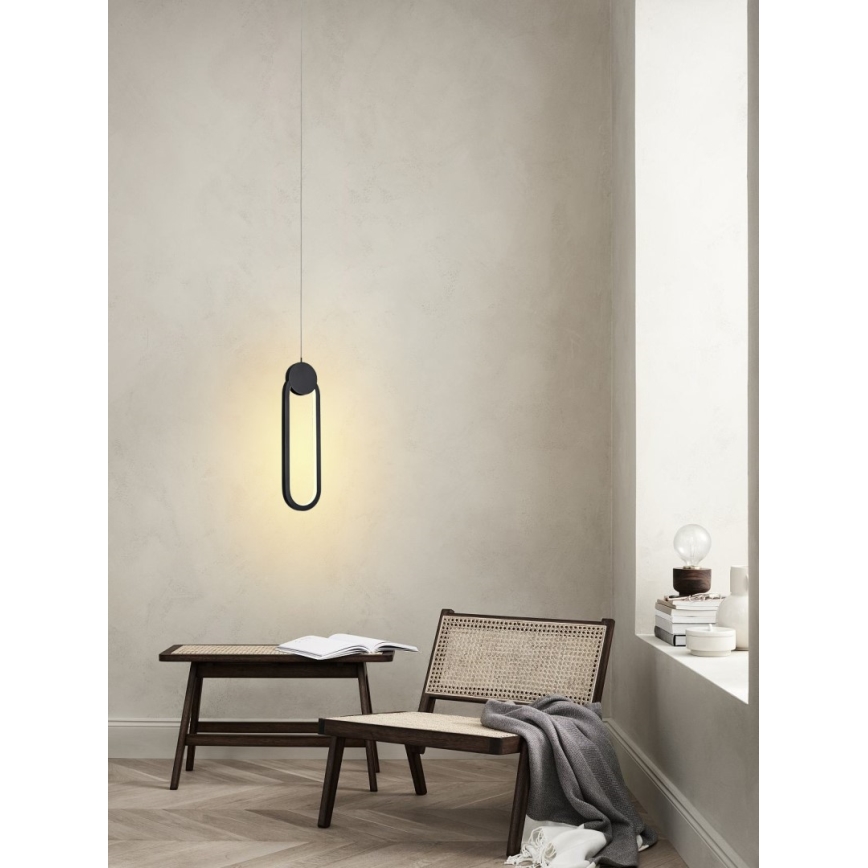 Immax NEO 07232L - LED Stmievateľný luster na lanku NEO LITE OVALE LED/22W/230V 2700-6500K Wi-Fi Tuya + diaľkové ovládanie