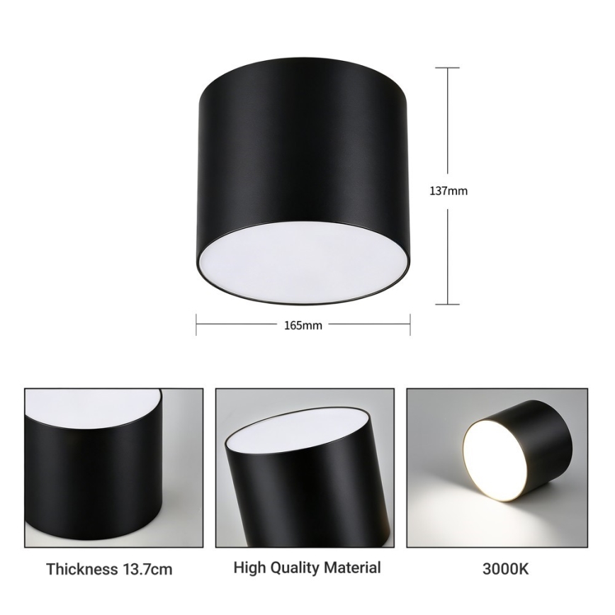 Immax NEO 07244L - LED Stmievateľné stropné svietidlo RONDATE LED/32W/230V 16,5 cm Wi-Fi Tuya