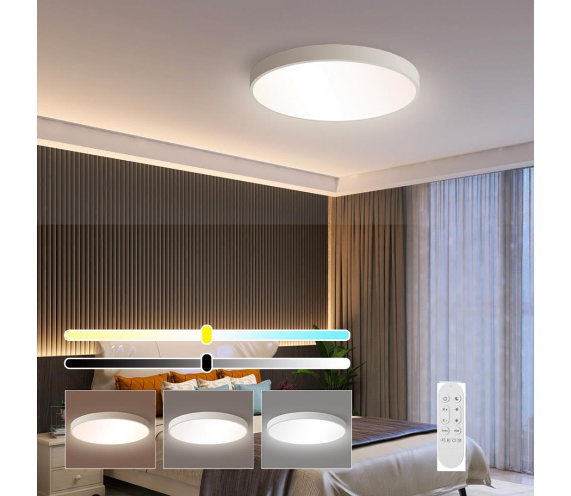 Neo NEO 07251L -LED Stmievateľné svietidlo SEMPLICI 36W/230V Wi-Fi Tuya bílá+ DO