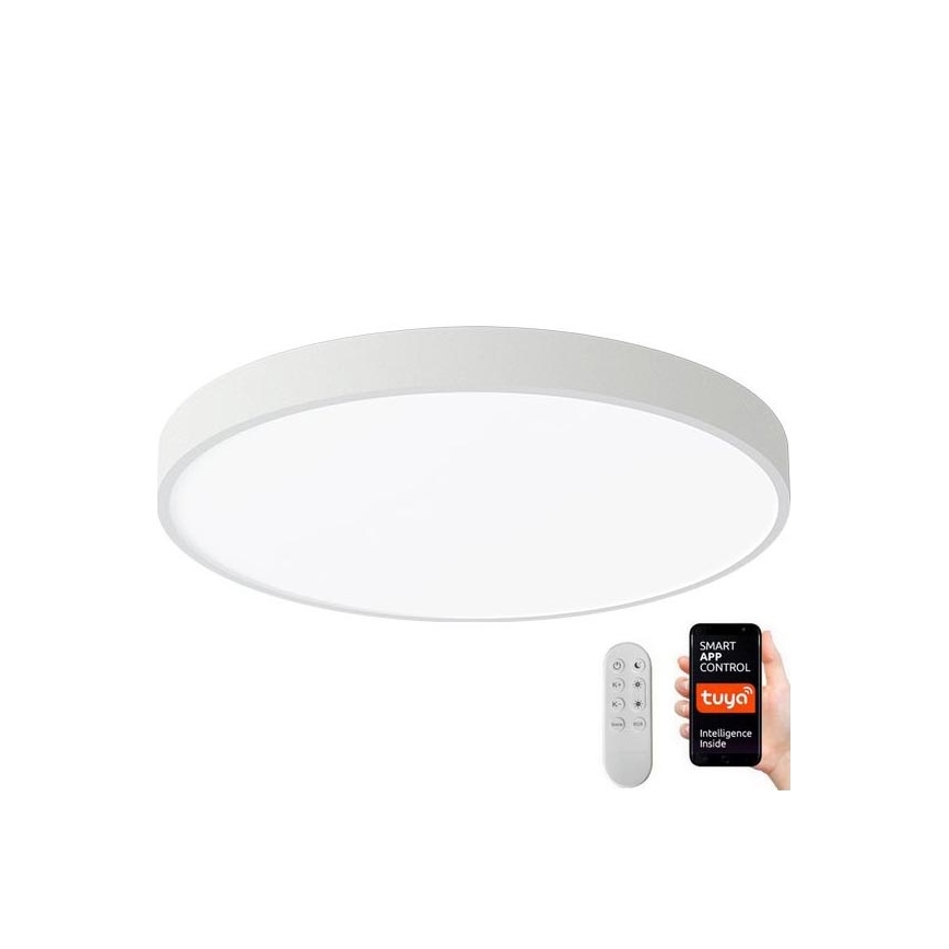 Immax NEO 07251L - LED Stmievateľné stropné svietidlo NEO LITE SEMPLICI LED/36W/230V 3000-6000K Wi-Fi Tuya biela + diaľkové ovládanie