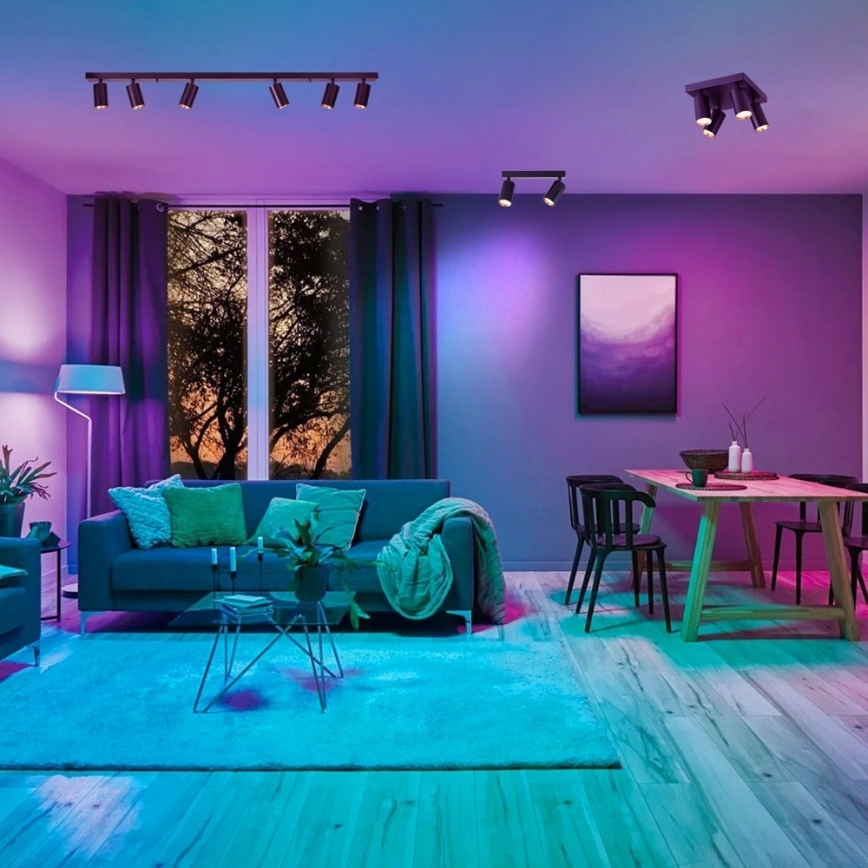 Immax NEO 07266W - LED RGB+CCT Stmievateľné bodové svietidlo NEO LITE PUNTO 4xGU10/6W/230V Wi-Fi Tuya