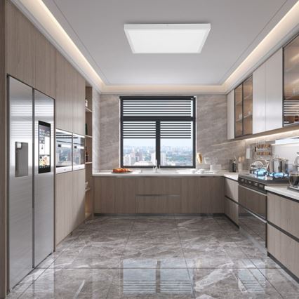 Immax NEO 07277L - LED Stmievateľné kúpeľňové stropné svietidlo NEO LITE FRAME LED/50W/230V IP44 Wi-Fi Tuya +dálkové ovládanie biela