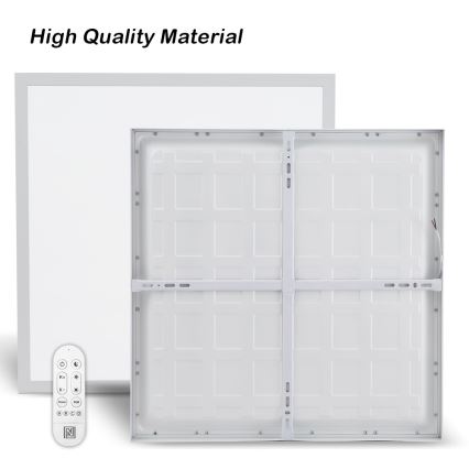 Immax NEO 07277L - LED Stmievateľné kúpeľňové stropné svietidlo NEO LITE FRAME LED/50W/230V IP44 Wi-Fi Tuya +dálkové ovládanie biela