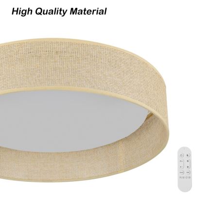 Immax NEO 07289L - LED+CCT stmievateľné stropné svietidlo LONA LED/36W/230V 3000-6000K Wi-Fi Tuya priemer 45,5 cm + diaľkové ovládanie