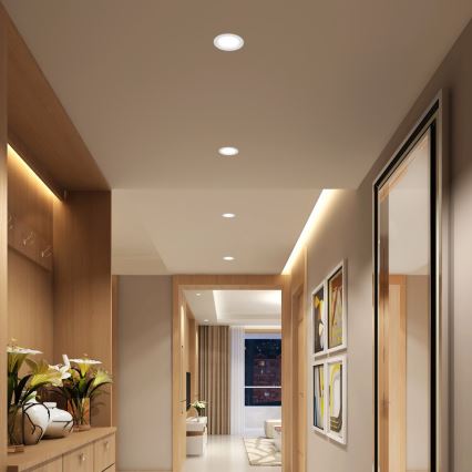 Immax NEO 07294L - LED stmievateľné podhľadové svietidlo DOWN LED/12W/230V Wi-Fi pr. 12 cm biela