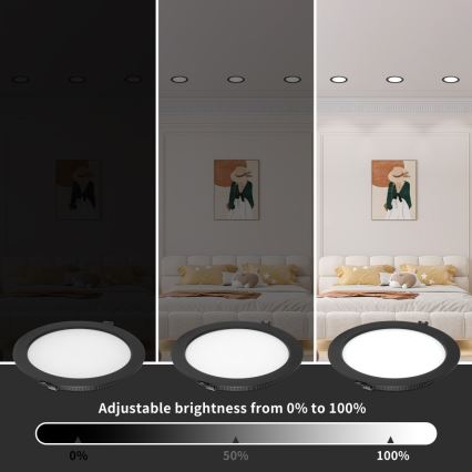 Immax NEO 07294L - LED Stmievateľné podhľadové svietidlo DOWN LED/36W/230V Wi-Fi Ø 23 cm biela