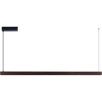 Immax NEO 07302L - LED stmievateľný luster na lanku MADEIRA LED/44W/230V Wi-Fi Tuya 202 cm orech + diaľkové ovládanie