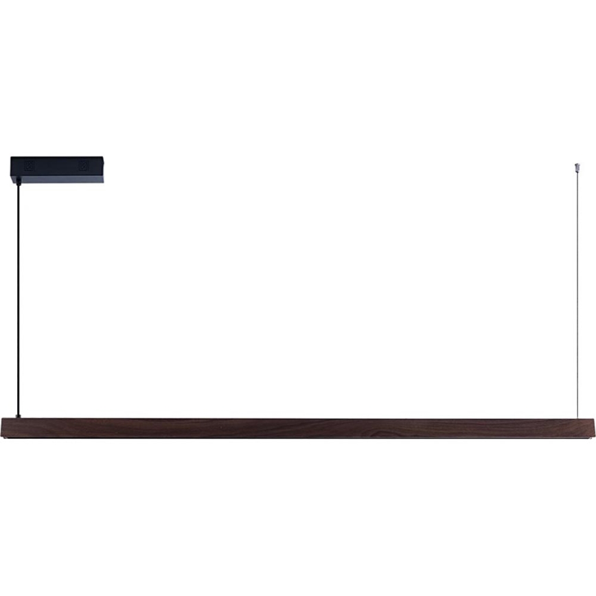 Immax NEO 07302L - LED stmievateľný luster na lanku MADEIRA LED/44W/230V Wi-Fi Tuya 202 cm orech + diaľkové ovládanie