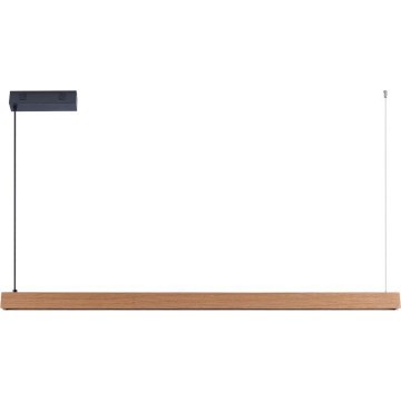 Immax NEO 07303L - stmievateľný LED luster na lanku MADEIRA LED/26W/230V Wi-Fi Tuya 122 cm dub + diaľkové ovládanie