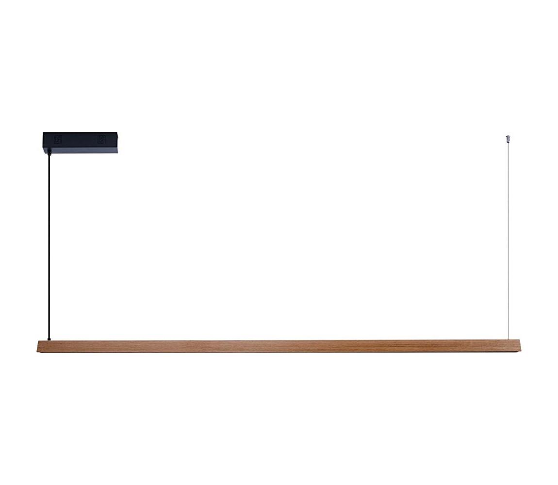 NEO 07305L - LED stmievateľný luster na lankách MADEIRA 44W/230V Wi-Fi Tuya 202 cm dub 07305L