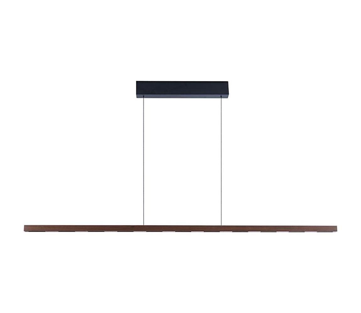 NEO 07309L-LED stmievateľný luster na lanku so senzorom MADEIRA 37W/230V 157 cm orech 07309L
