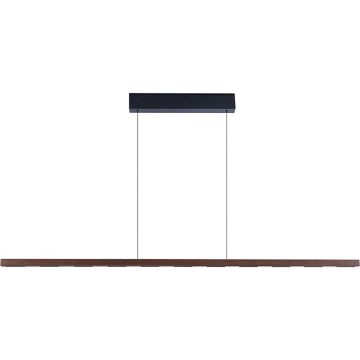 Immax NEO 07309L - stmievateľný LED závesný luster na lane so senzorom MADEIRA LED/37W/230V 157 cm orech