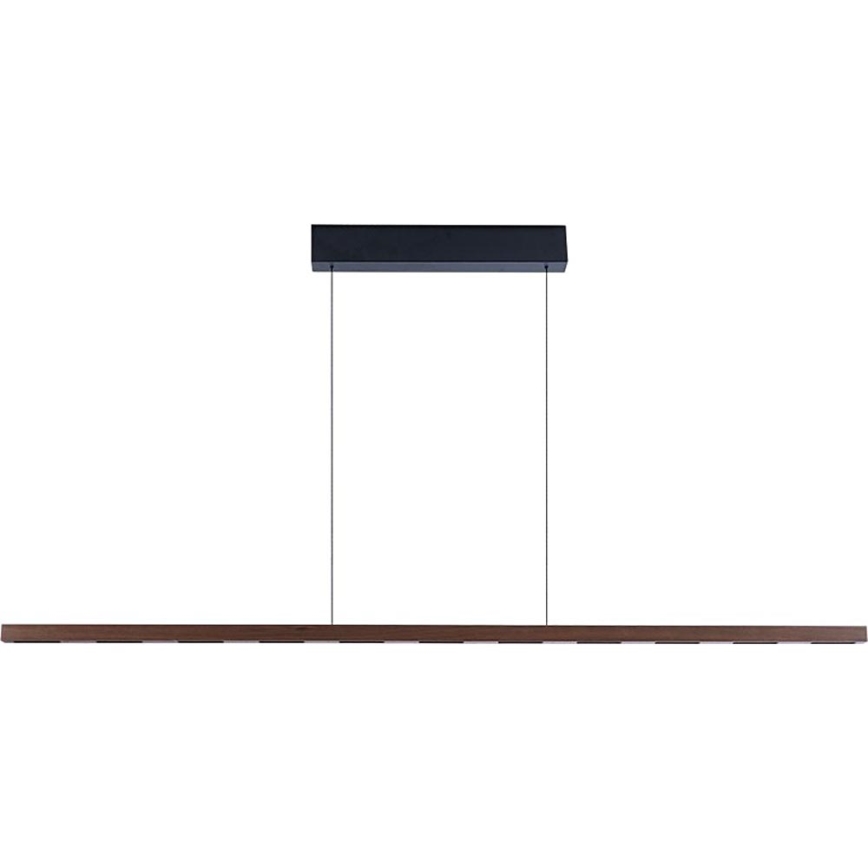 Immax NEO 07309L - stmievateľný LED závesný luster na lane so senzorom MADEIRA LED/37W/230V 157 cm orech