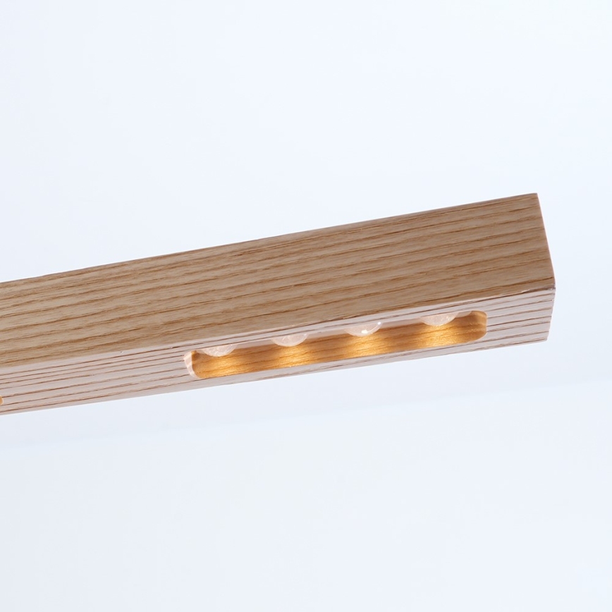 Immax NEO 07310L - LED stmievateľný luster na lane so senzorom MADEIRA LED/37W/230V 157 cm jaseň