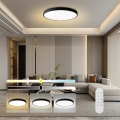 Immax NEO 07314L - LED stmievateľné stropné svietidlo SEMPLICI LED/128W/230V pr. 100 cm Wi-Fi Tuya čierna + diaľkové ovládanie