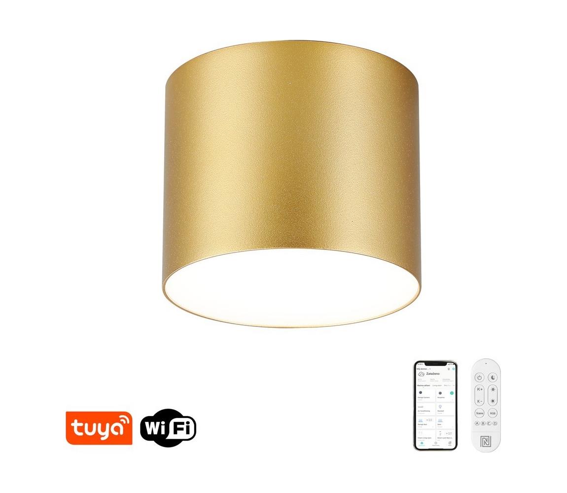 NEO 07318L - LED stmievateľné stropné svietidlo RONDATE 32W/230V 16,5 cm Wi-Fi Tuya zlatá 07318L