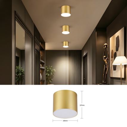 Immax NEO 07318L - LED stmievateľné stropné svietidlo RONDATE LED/32W/230V pr. 16,5 cm Wi-Fi Tuya zlatá