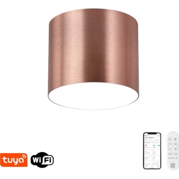 Immax NEO 07319L - LED stmievateľné stropné svietidlo RONDATE LED/18W/230V priemer 11,5 cm Wi-Fi Tuya ružové zlato
