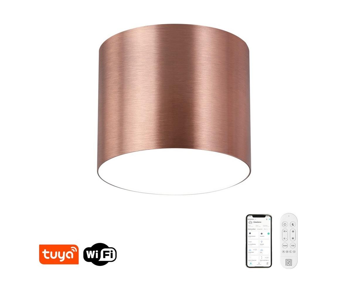 NEO 07320L - LED stmievateľné stropné svietidlo RONDATE 32W/230V 16,5 cm Wi-Fi Tuya ružové 07320L