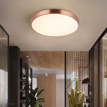 Immax NEO 07322L - stmievateľné LED stropné svietidlo NEO LITE SEMPLICI LED/60W/230V, priemer 60 cm, Tuya, ružové zlato + diaľkové ovládanie