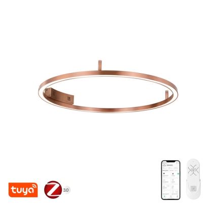 Immax NEO 07326-80C - stmievateľné LED stropné svietidlo FINO LED/55W/230V 80 cm Tuya ružové zlato + diaľkové ovládanie