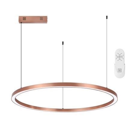 Immax NEO 07327L - Stmievateľný LED luster na lanku FINO LED/55W/230V 80 cm Tuya ružové zlato + diaľkové ovládanie