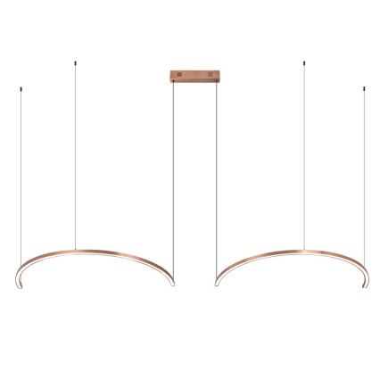 Immax NEO 07328L - stmievateľný LED luster na lane FINO LED/72W/230V 120 cm Tuya ružové zlato + diaľkové ovládanie