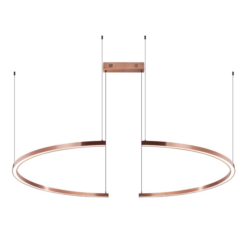 Immax NEO 07328L - stmievateľný LED luster na lane FINO LED/72W/230V 120 cm Tuya ružové zlato + diaľkové ovládanie